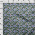 thumbnail image 3 of oneOone Polyester Spandex Medium Blue Fabric Tropical Craft Projects Decor Fabric Printed By The Yard 56 Inch Wide, 3 of 5