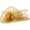 Gold, variant on Black Wide Brim Church Hat, Elegant Kentucky Derby Fascinator for Women's Formal Events, Black 56-59cm