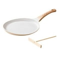 thumbnail image 1 of Luzkey Nonstick Crepe Pan Handle Flat Pan Dosa Pan for Roti Indian Pancakes Cooktop 8inch, 1 of 6