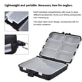 thumbnail image 4 of M Buder Large 9-Compartment Fishing Tackle Box Waterproof Hook Lures Accessories Storage Case 12 inches / 30.5 cm, 4 of 9