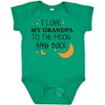 thumbnail image 3 of Inktastic I Love My Grandpa to the Moon and Back Boys or Girls Baby Bodysuit, 3 of 5