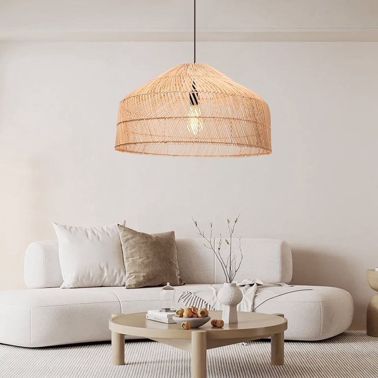 Arturest Home Arturesthome Boho Rattan Pendant Light - Farmhouse ...