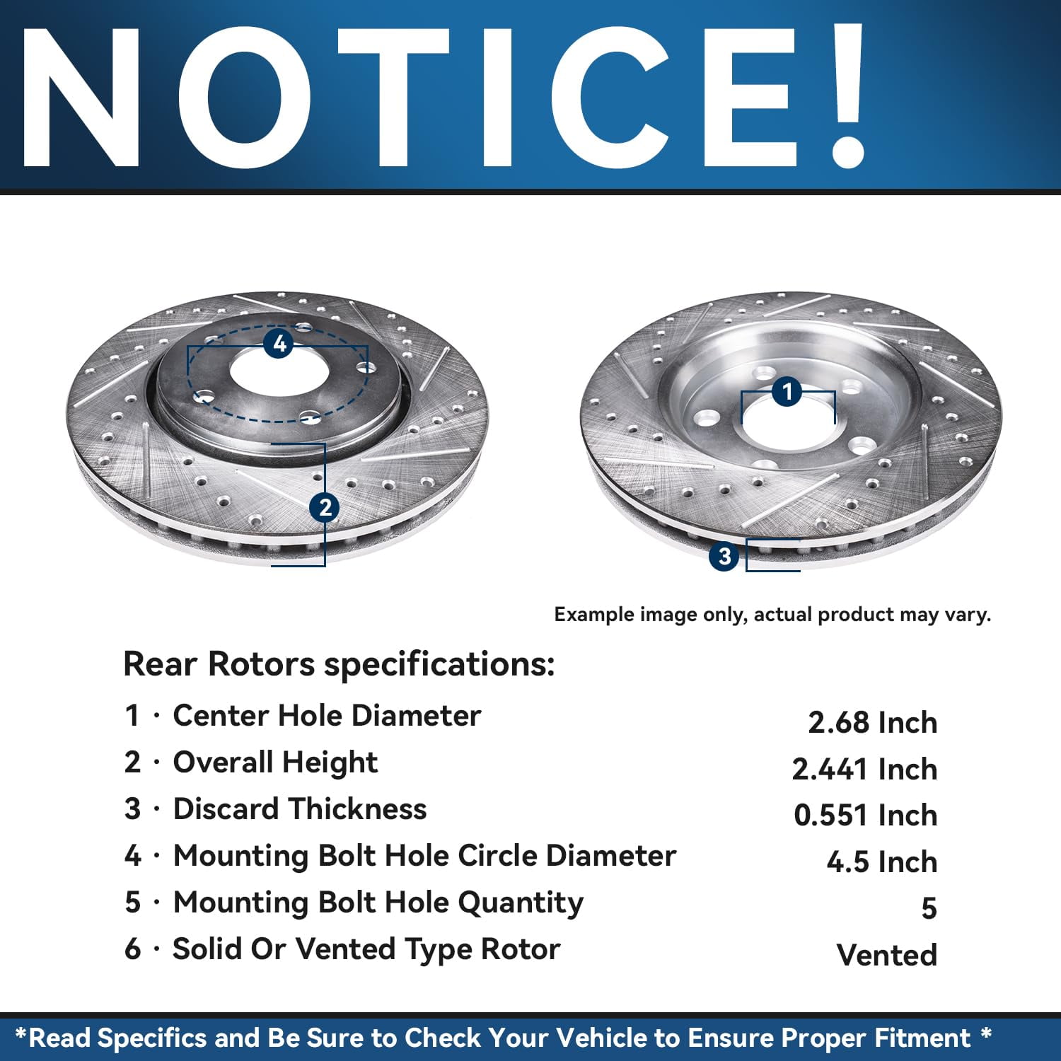 Detroit Axle - Rear Brake Rotors for Nissan Murano Quest Pathfinder Infiniti M35h M37 JX45 M56 FX45 FX35 FX37 Q50 Q70 Q60 QX60 Q70L QX70, Drilled & Slotted Disc Brake Rotors: 12.13" inch Rotor