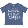 thumbnail image 3 of Inktastic Papa's Little Girl with Hearts Flower and Butterfly Girls Toddler T-Shirt, 3 of 5