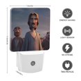 thumbnail image 2 of El Rey de Reyes Luz nocturna LED con sensor de anochecer a amanecer para dormitorio, baño, pasillo, escaleras - Lámpara LED nocturna de enchufe, 0.5W - 1 pieza, 2 of 6