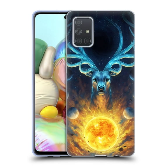 Head Case Designs Officially Licensed Jonas "JoJoesArt" Jödicke Wildlife 2 Celestial Soft Gel Case Compatible with Samsung Galaxy A71 (2019)