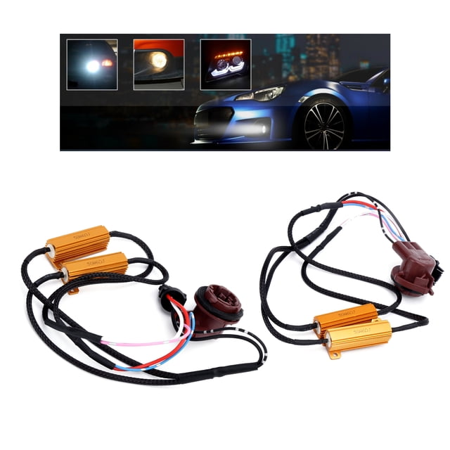 Décodeur Anti-Flicker, 3157A LED Sans Erreur 2 Pcs Installation Simple pour Phare de Voiture Lampe de Brouillard