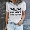 thumbnail image 2 of LYXSSBYX Mama Shirts for Women Short Sleeve Women's Letter Printed Short Sleeved Casual Loose Top Short Sleeved Round Neck Top/shirt, 2 of 6