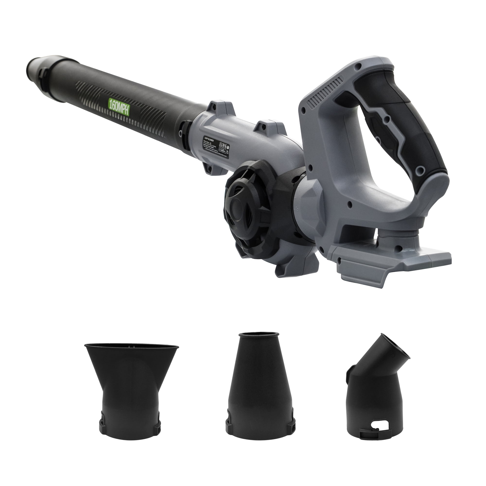 Fixdono Cordless Leaf Blower 190CFM/160MPH Electric Leaf Blower,  3 Speed Modes, Lightweight Battery Powered Blowers for Lawn Care (Battery not Included)