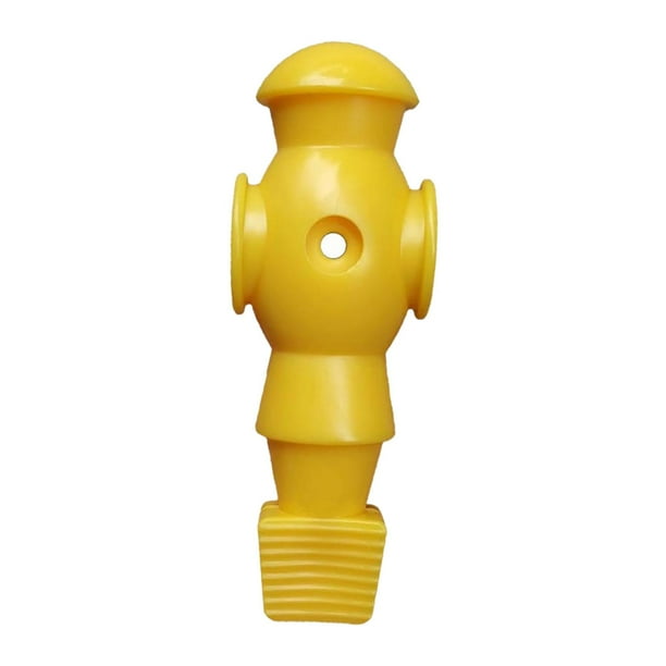 Máquina de fútbol para hombres, es de futbolín, Mini muñeca de resina, figura, mesa de futbolín para amarillo claro