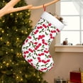 thumbnail image 2 of Cauagu Cherry_1 for Christmas Stockings,1-Pack Large Xmas Stocking Holiday and Farmhouse Stocking Fit for Christmas Holiday Party Decoration(17.7*11 Inch), 2 of 7