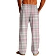 thumbnail image 6 of Censtreet Men's Pajama Bottoms Plaid Pajamas Pants for Men Soft Long Lounge Pj Sleep Pant with Pockets, 6 of 9