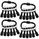 thumbnail image 1 of 24 Piezas Portapuntas de Destornillador con Eje Hexagonal de 1/4 Pulgada Barra de Extensión Portátil Llavero Adaptador de Tornillo Portabrocas de Extensión de Taladro de Aleación de Aluminio con 2 Mos, 1 of 1