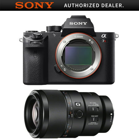 Sony a7R II Mirrorless Interchangeable Lens Camera Body with 90mm Lens Bundle - Includes Camera and FE 90mm F2.8 Macro G OSS Full-Frame E-Mount Macro