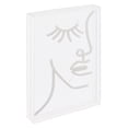 thumbnail image 6 of Half-Face 10.3" X 15" Contemporary Glam Acrylic Box USB Operated LED Neon Light, Pink, 6 of 7