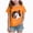 K116-Orange, variant on KPVEVIQ Toddler Boy Girl Pumpkin Print Spooky Halloween T-Shirt Short Sleeve Kids Fun Tops
