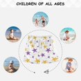 thumbnail image 6 of Yellow and Purple Stars Cartoon Boys' Swim Trunks Board Shorts Beach Pants Bathing Bottoms S, 6 of 8