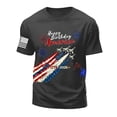 thumbnail image 4 of Rotm Mens Patriotic T-Shirts Country Flag T-Shirt | Patriotic Pride Tee for Men & Women Dark Gray,L, 4 of 6