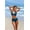 Dark blue, variant on Women’s Two Piece Bikini Set Solid Color U Shape Metal Detail Swimwear 2026