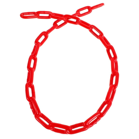 Hytrove Red 100.0Inch and Plastic Coated Steel Swing Extension Chain 1Pack for Disc Swing Set Accessories