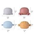 thumbnail image 3 of Juguetes de apilamiento suaves para bebé,Juguetes de baño Juguetes de baño de apilamiento suave Squirt Juguetes de baño de agua Acabado de lujo, 3 of 8