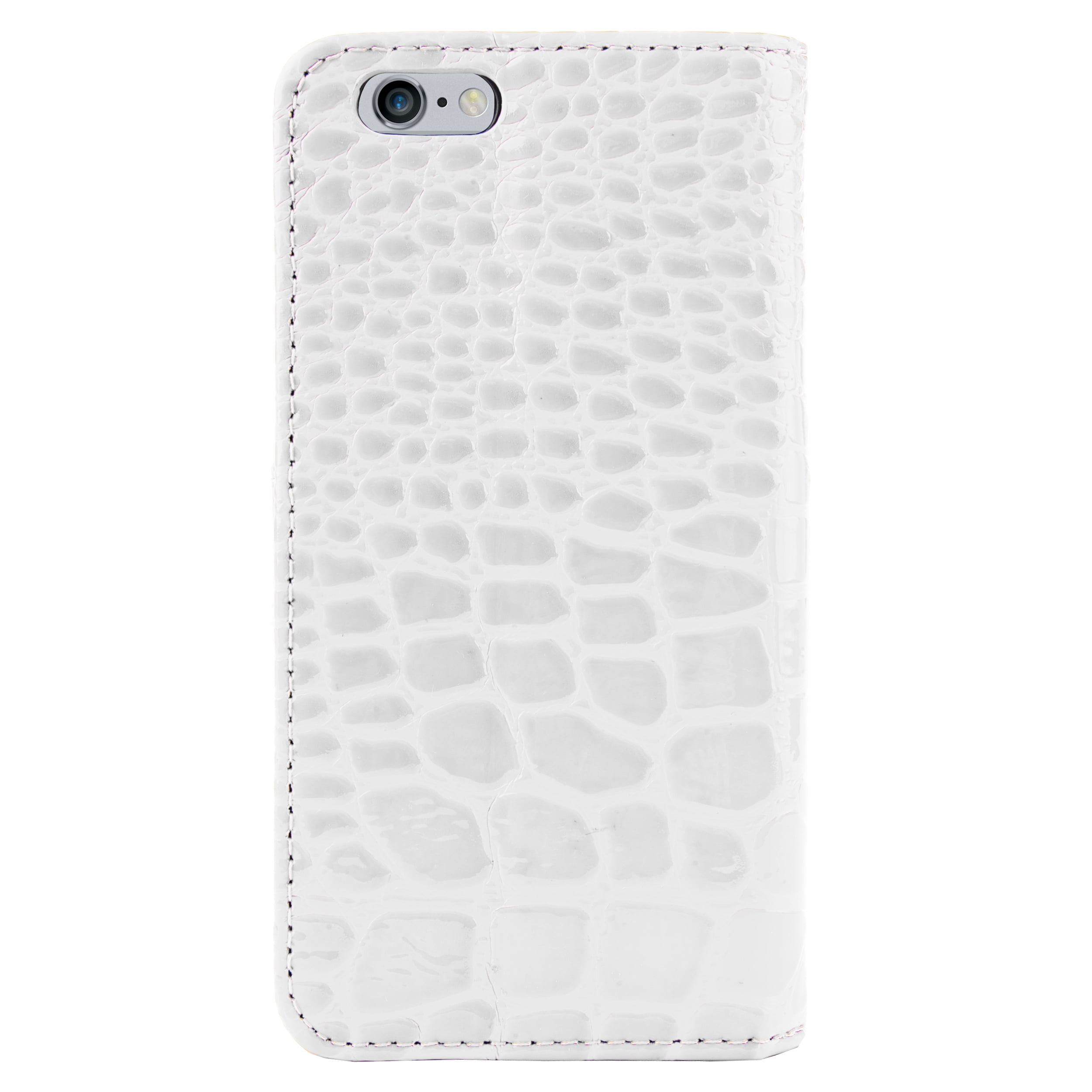 Flip Wallet Folio Phone Case Croc Embossed leather for iPhone 6s iPhone 6