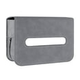 thumbnail image 2 of Caja de pañuelos para coche Accesorio Multiusos Resistente al desgaste Impermeable Universal Robusto Gris Cola Organizador del respaldo del asiento del automóvil, 2 of 8