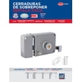 thumbnail image 2 of Cerradura Sobreponer Instalafácil Derecha Tetra Blister Lock Lock 10CS, 2 of 3