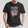 thumbnail image 2 of American Flag Ironworker Definition Graphic Tee Unisex Adult Cotton Shirt for Father's Day and Ironworker Enthusiasts Patriotic Casual Wear Gift, Size 4XL, Color Black, 2 of 3