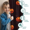 thumbnail image 3 of Spooky Kitchen Curtains 2 Pack with Halloween Candy and Pumpkin Artwork,42x84in long Curtains Set, 3 of 5