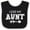 Black and White, variant on Inktastic I Love My Aunt with Arrow Boys or Girls Baby Bib