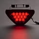 thumbnail image 3 of piezas de luces traseras para automóvil, luces de circulación diurna estilo F1, luces traseras rojas de 12 LED, luces antiniebla, luces de freno triangulares, luces de seguridad de estacionamiento,, 3 of 5