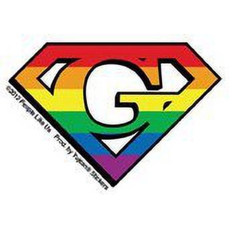 People Like Us - Rainbow Diamond Gay Pride - Mini Sticker / Decal