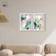 thumbnail image 3 of Dreamer Blue Serenity Pair Shadowbox Print Modern Wall Decor Set by Art Remedy, White Frame, 10 x 15, 3 of 6