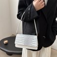 thumbnail image 3 of Bolso Hombro Mujeres Cool Girl Gir PU Cuero Textura Correo Cuadrado Pequeño Decha Bag Rojo, 3 of 9