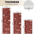 thumbnail image 4 of Red Christmas Tree Pattern Kitchen Rugs Sets Of 3,Kitchen Runner Rugs Non Skid Washable,Decorative Kitchen Floor Mats for Kitchen,Sink,Laundry,17"x30"+ 17"x47" + 17"x59", 4 of 6
