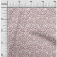 thumbnail image 1 of oneOone Polyester Lycra Dark Rose Brown Fabric Floral Mandala Craft Projects Decor Fabric Printed By The Yard 56 Inch Wide, 1 of 4