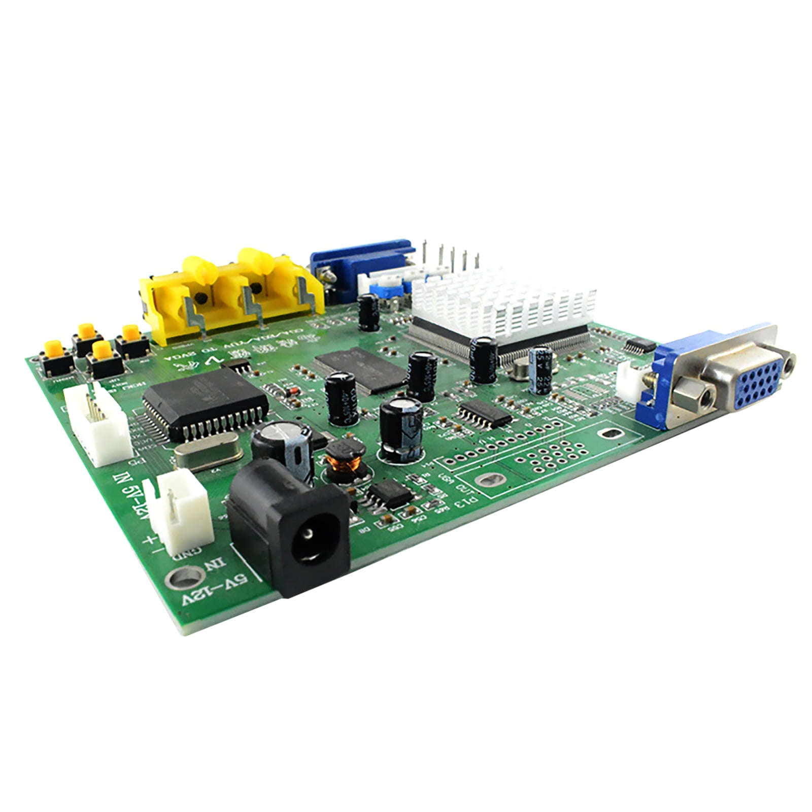 NATEFEMIN Game Converter Board CGA EGA YUV to VGA for LCD CRT PDP Monitors Auto Scan 24 Bit A D Image Position Control