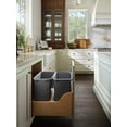 thumbnail image 6 of Rev-A-Shelf Dual Pullout Trash Cans 50 qt. with Soft-close Slides, 4WCSC-2150DM-2, 6 of 11