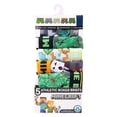 thumbnail image 2 of Minecraft Boys Athletic Boxer Brief Underpants Character Underwear, 5-pack, Sizes XS-M, 2 of 4