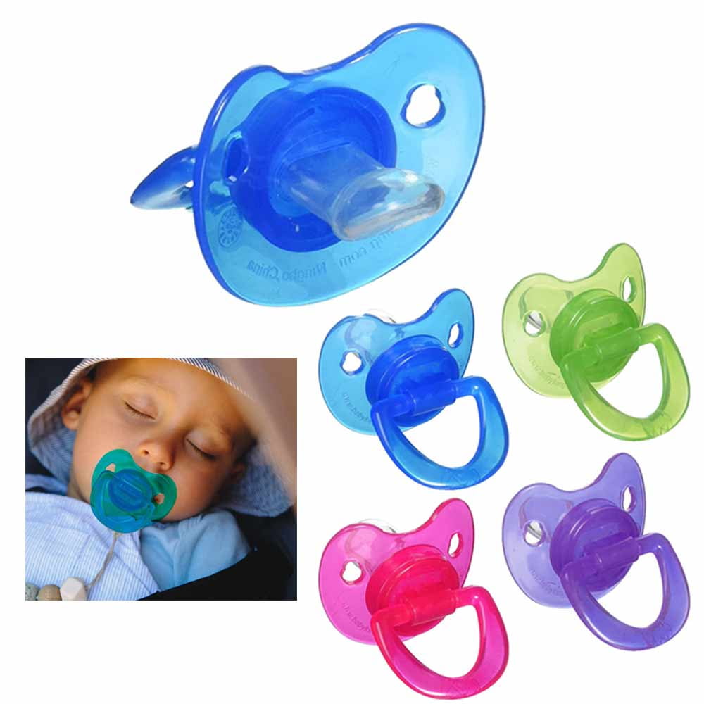 Infant Baby Supply Soft Silicone Orthodontic Pacifier Nipple Sleep Soother  VQ