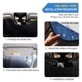 thumbnail image 3 of Foldable Car Windshield Sunshade UV Sun Visor Protector Blocks UV Rays Keeps Vehicle Cool 53x23.5 Inch Cute White Poodle, 3 of 8