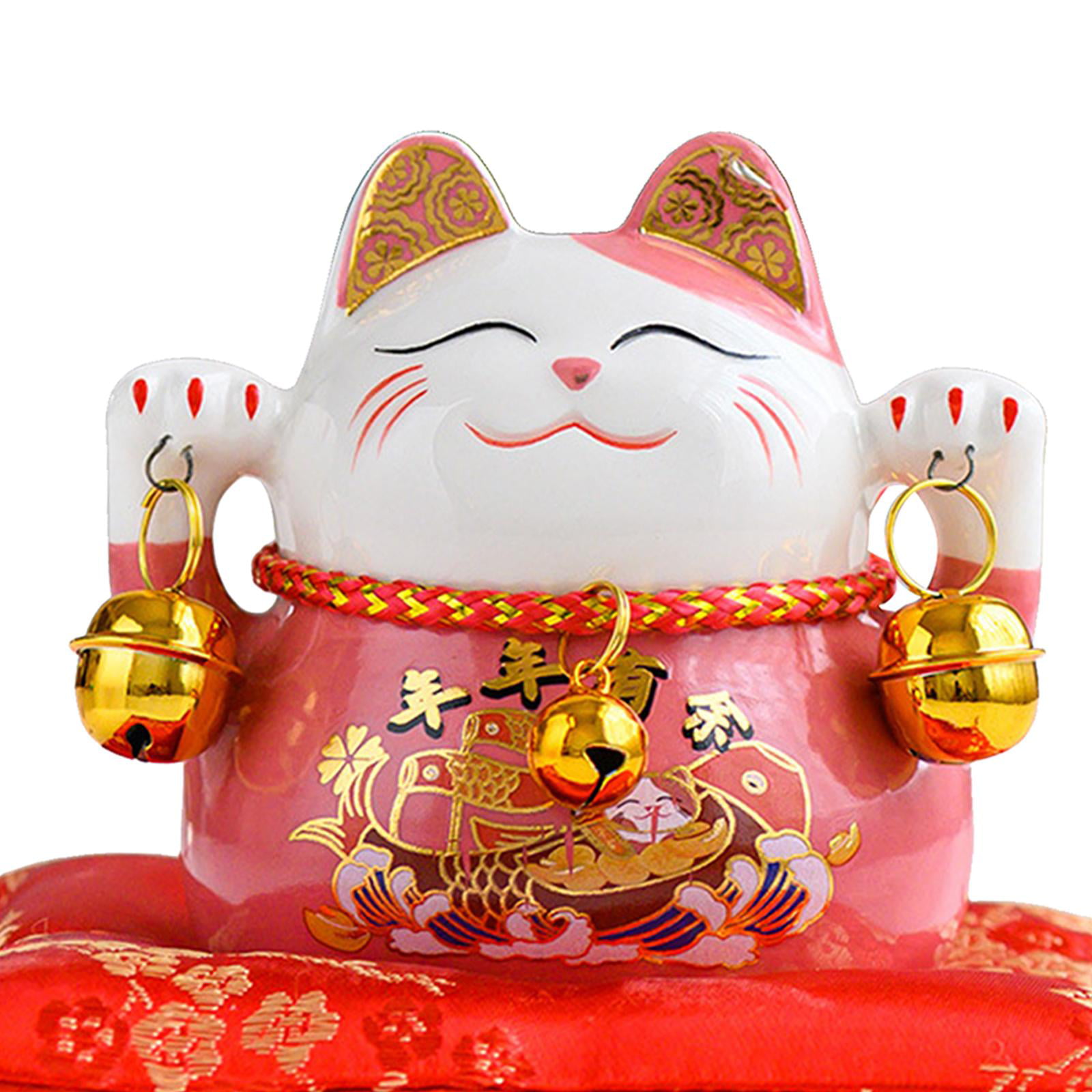 7pcs/set Cartoon Lucky Cat Doll Ornament Kreative Auto-Kuchen