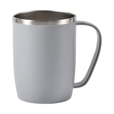

Coffee Mugs with Stand Set 4 Can Shaped Glasses Large Clear Drinking Glasses Happy Glass Cup Steel Coffee Mugs Set Clear Reusable Coffee Cup 304 Stainless Steel Toothbrush Cup With Handle