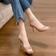 thumbnail image 5 of Amzcrzy Zapatos de mujer,Zapatos de mujer,Zapatillas de mujer, Sandalias romanas ligeras y transpirables de tacón alto para mujer Sandalias Mujer Zapatillas De Casa, 5 of 5