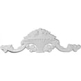 thumbnail image 1 of 40.5 In. W X 12.25 In. H X 2.75 In. P Architectural accent - Flower Basket Center With Scrolls Onlay, 1 of 1