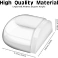 thumbnail image 2 of Self Adhesive Door Stoppers for Wall Protection, Acrylic Shower Door Stopper, 3m Strong Reusable Glue for Long-Term Reliability, Transparent Design for Floors and Parquet, 4 Pieces, 2 of 5