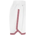 thumbnail image 3 of Holloway Sportswear M Retro Basketball Shorts White/Scarlet 224077, 3 of 5