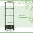 thumbnail image 3 of Costway 2 PCS 67" Planter Raised Garden Bed with Planter Box &Trellis Adjustable Height, 3 of 10