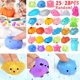 thumbnail image 1 of Muyoka Juguetes blandos Brillo Mochi Juguetes blandos Favores de fiesta para niños Animales Juguetes blandos antiestrés Unicornio Panda Conejo Rana Cerdito Elefante Oso polar Sello Gato Juguetes para Muyoka Hogar, 1 of 7